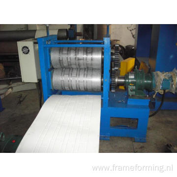 steel wall panel sheet embossing machine embossing rollers